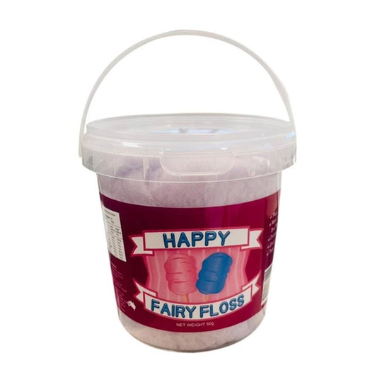 Happy Fairy Floss Grape 50g single retail item