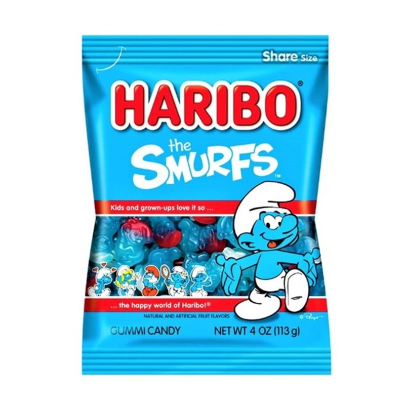 Haribo Smurfs 113g single retail item