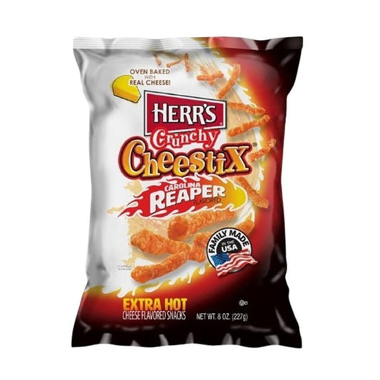 Herr's Carolina Reaper Crunchy Cheestix 227g single retail item