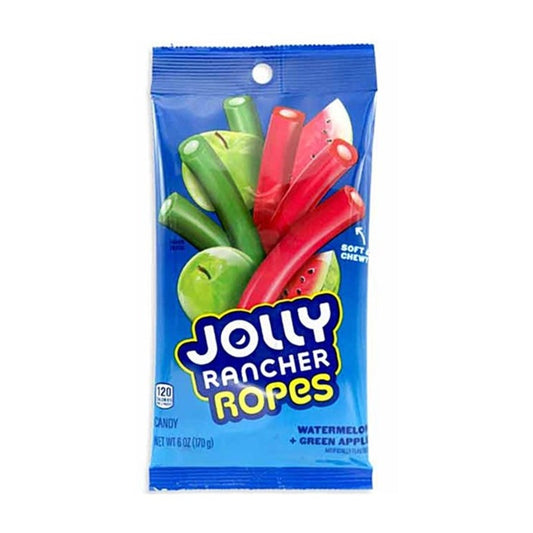 Jolly Rancher Ropes Watermelon & Green Apple 170g single retail item