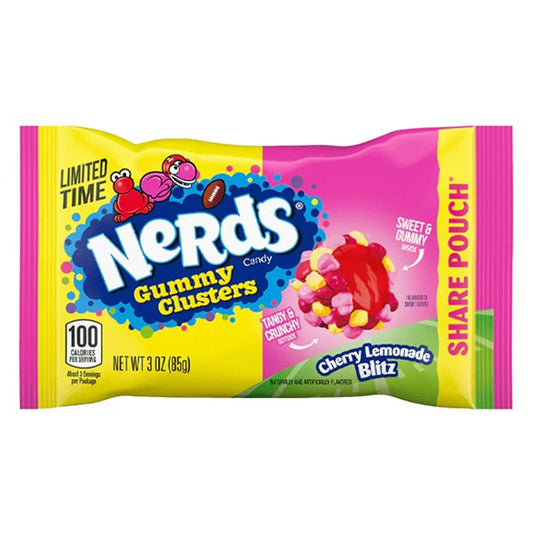 Nerds Gummy Clusters Cherry Lemonade 85g single retail item