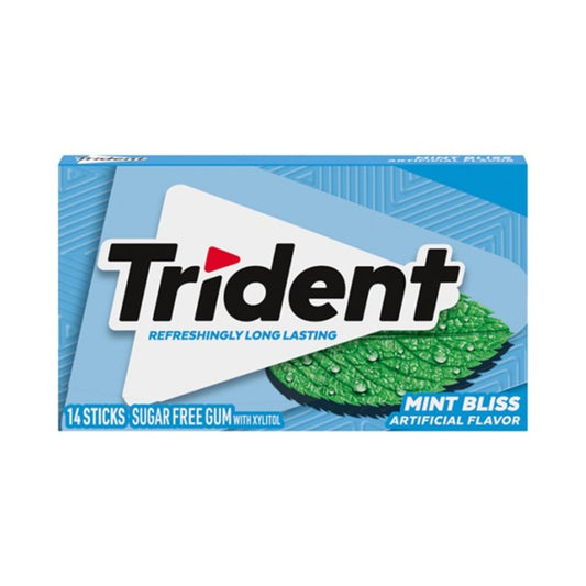 Trident Mint Bliss Gum 14 Pieces single retail item