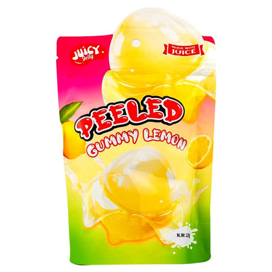 Juicy Jelly Peeled Gummy Green Lemon 120g single retail item