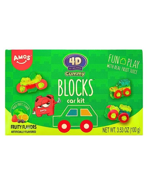 US AMOS 4D Gummy Blocks Car Kit 100g