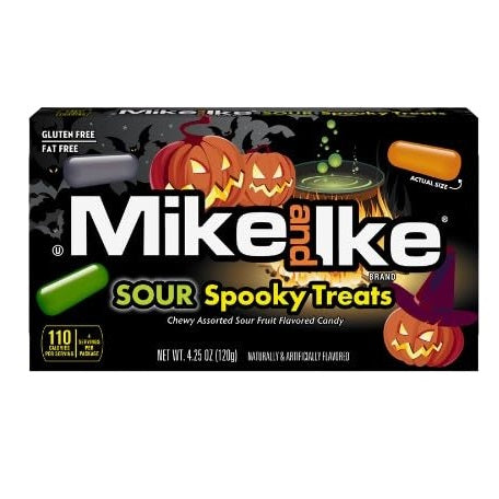 US Mike & Ike Sour Spooky Treats 120g