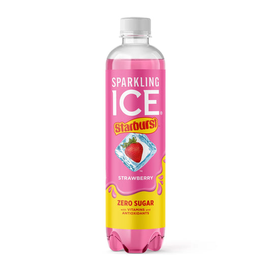 Starburst Strawberry Zero Sugar Sparkling Water 502.8ml
