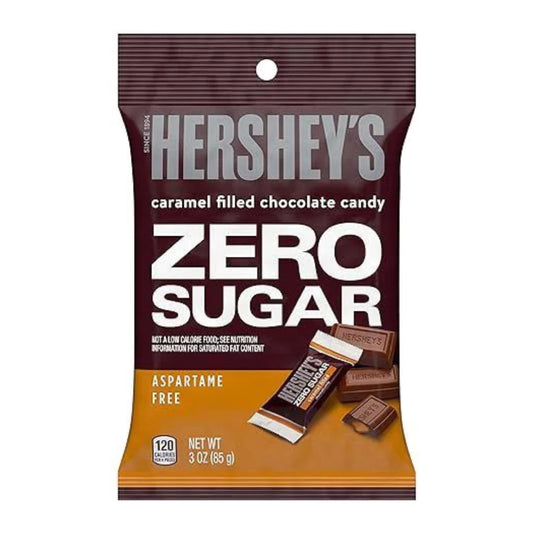 Hershey’s Caramel Filled Chocolate Candy Zero Sugar 85g