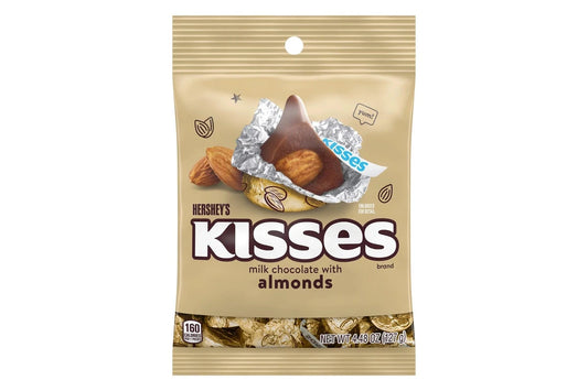 Hershey’s Kisses Milk Chocolate With Almonds 127g