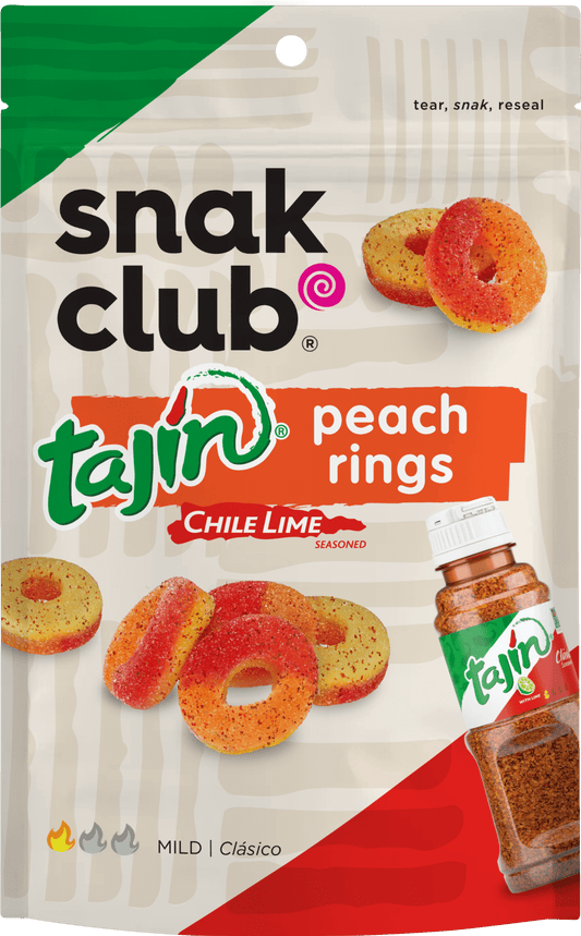 Snak Club Tajin Peach Rings 64g