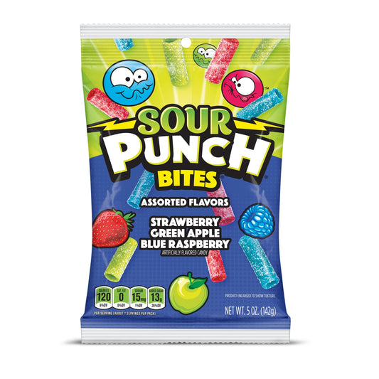 Sour Punch Bites Assorted Flavors 142g