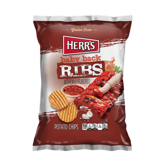 HERR’S Baby Back Ribs Potato Chips 170g