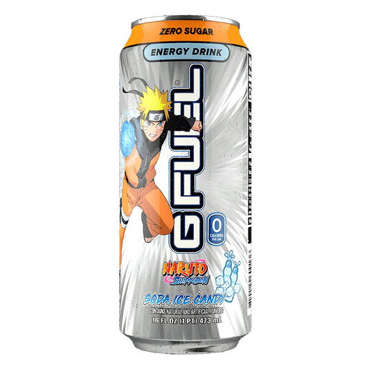 G Fuel Naruto Shippuden Soda Ice Candy Energy Drink 473ml