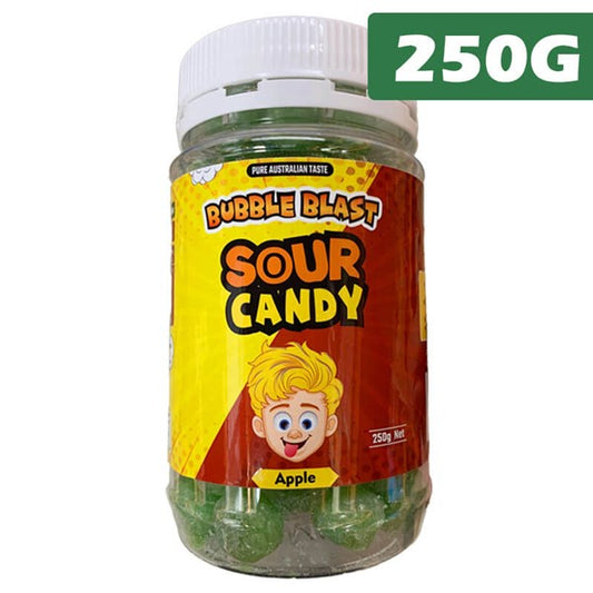 Bubble Blast Sour Candy Apple 250g
