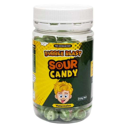 Bubble Blast Super Sour Candy Watermelon 200g