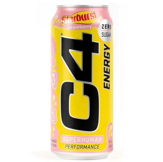 C4 Starburst Strawberry Zero Sugar 473ml