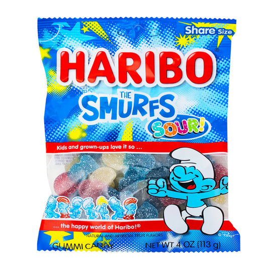 Haribo The Smurfs Sour 113g