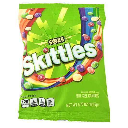 US Skittles Sour Bag 161.6g