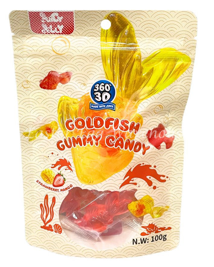 Juicy Jelly Goldfish Gummy Candy 100g
