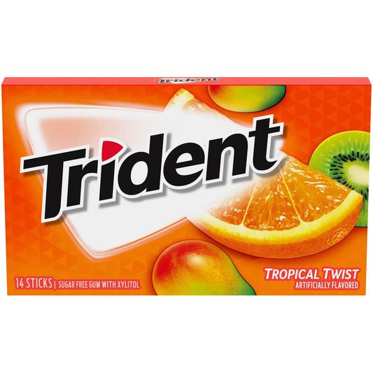 Trident Tropical Twist Sugarfree Gum