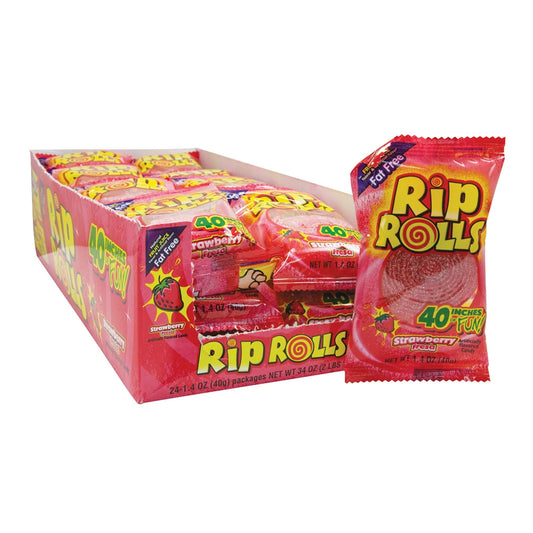 Rip Rolls Cherry 1.4Oz