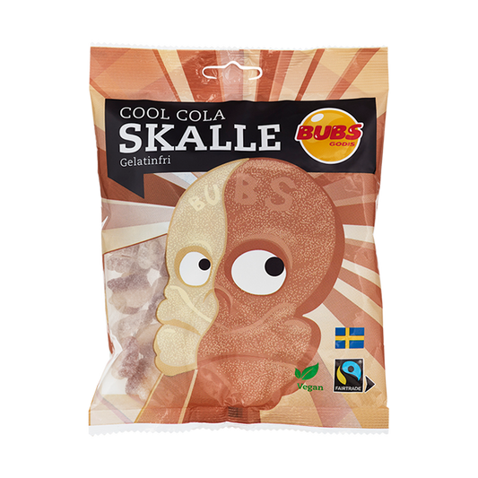 Bubs Cool Cola Skalle 90g
