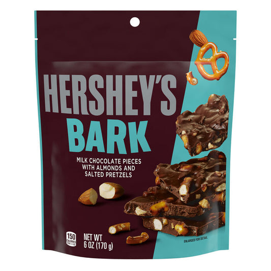 US Hershey's Bark Pretzels & Almonds 170g