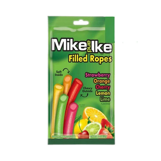 Mike and Ike Filled Ropes 85g