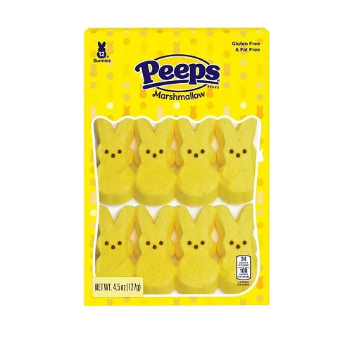 Peeps Marshmallow Yellow  Bunnies 127g
