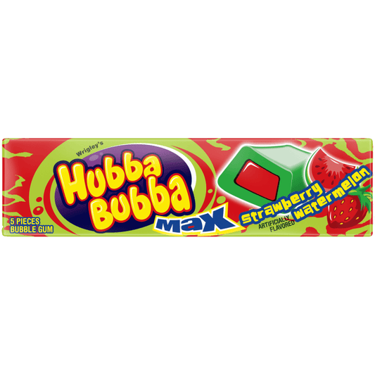 Hubba Bubba Max Strawberry Watermelon Bubble Gum