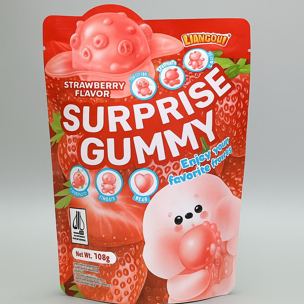 Lianggui Surprise Strawberry Gummy 180g