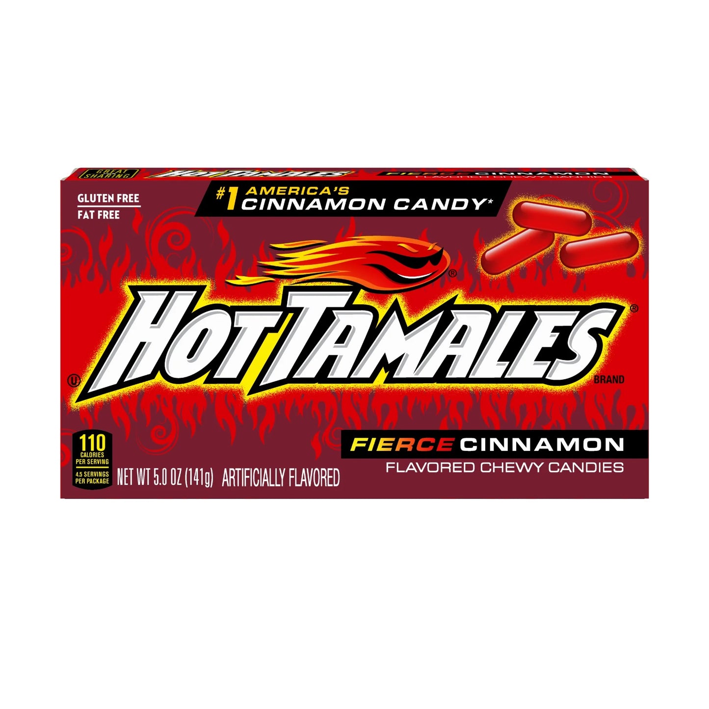 Hot Tamales Fierce Cinnamon 5 Oz