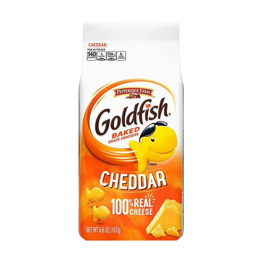 Goldfish Baked Snack Crackers Cheddar 187g