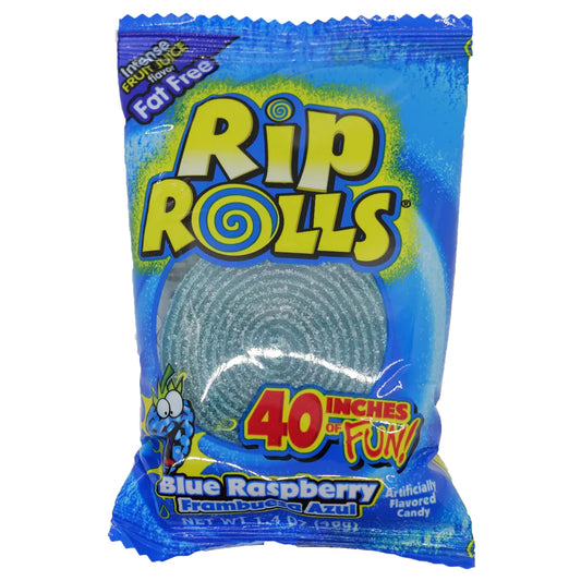 Rip Rolls Blue Raspberry 1.4Oz