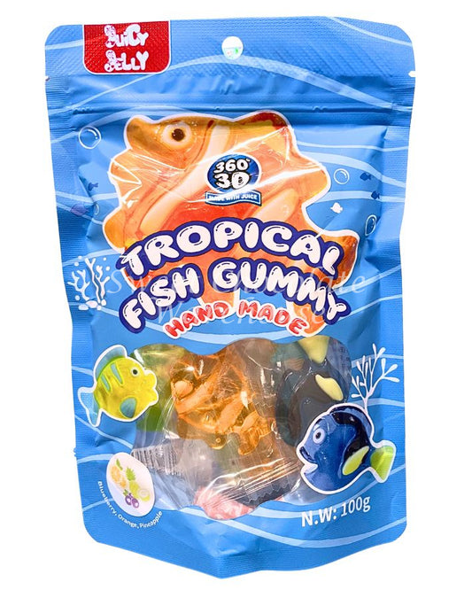 Juicy Jelly Tropical Fish Gummy 100g