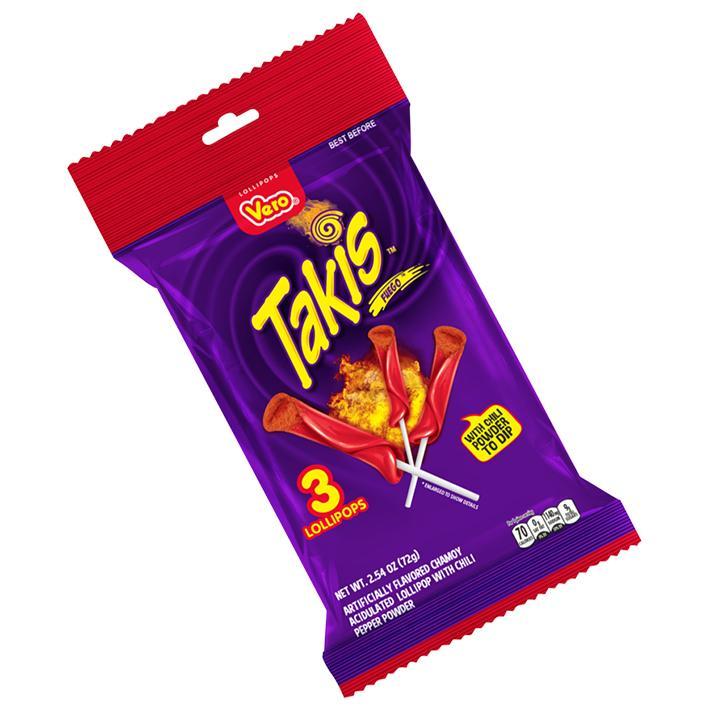 Takis Fuego Lollipops 72g