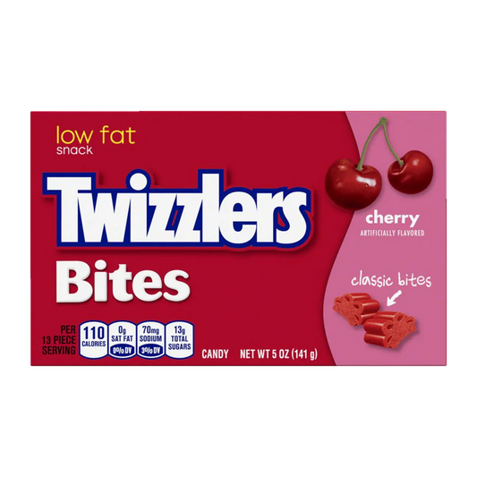 US Twizzlers Cherry Bites Theatre Box 141g