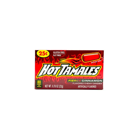 US Hot Tamales Fierce Cinnamon Chewy Candy 22g