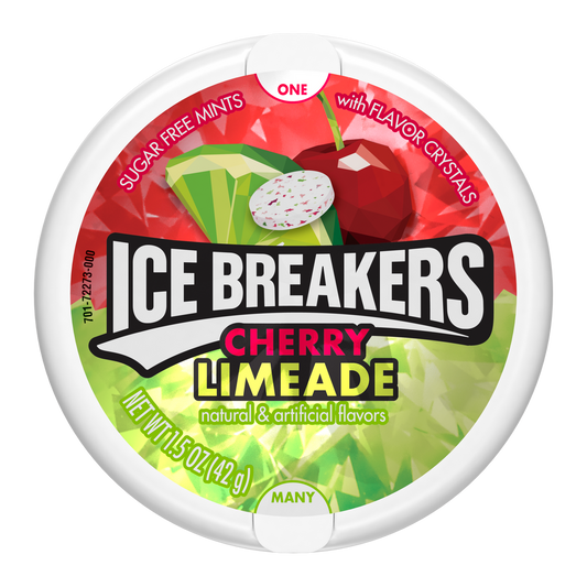 US Ice breakers Cherry Limeade Mints 42g