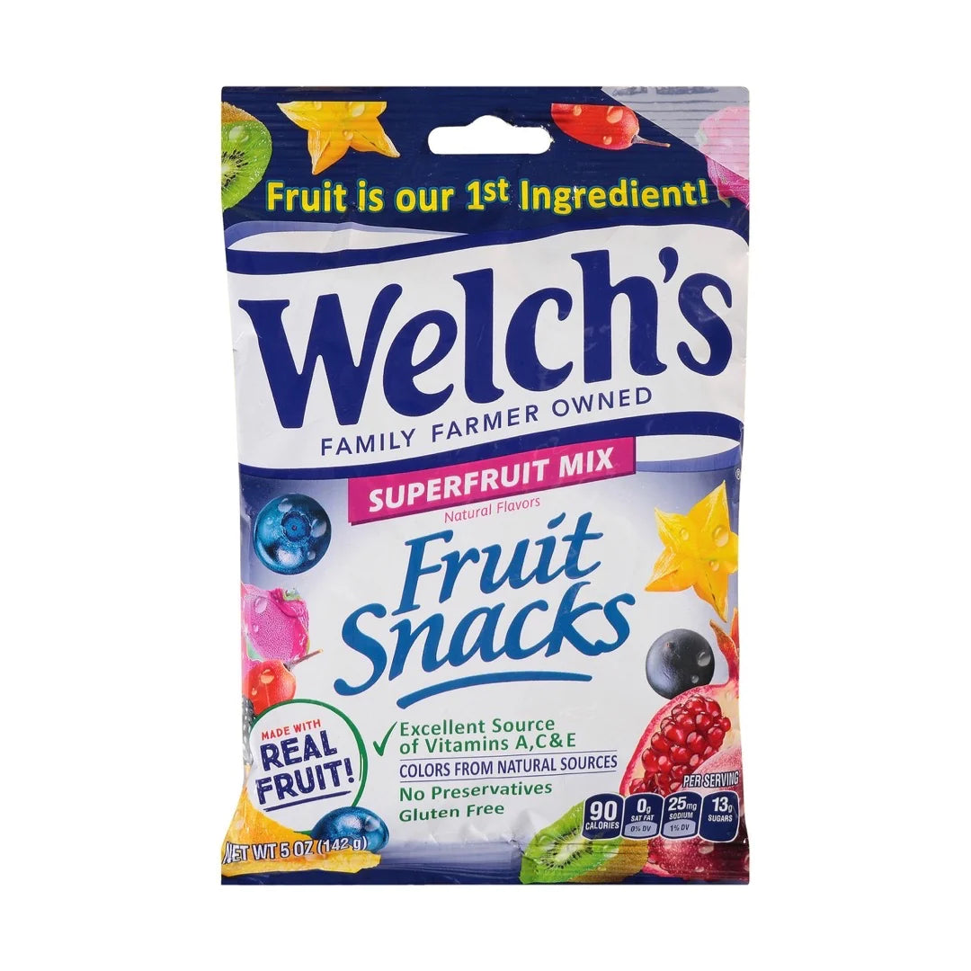 Welch’s Superfruit Mix  Fruit Snacks 142g