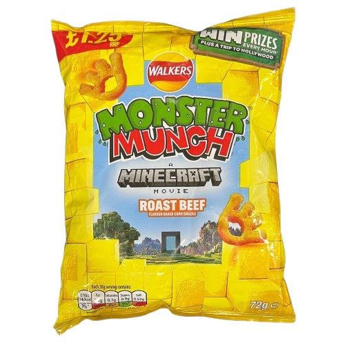 Walkers Monster Munch Roast Beef 72g