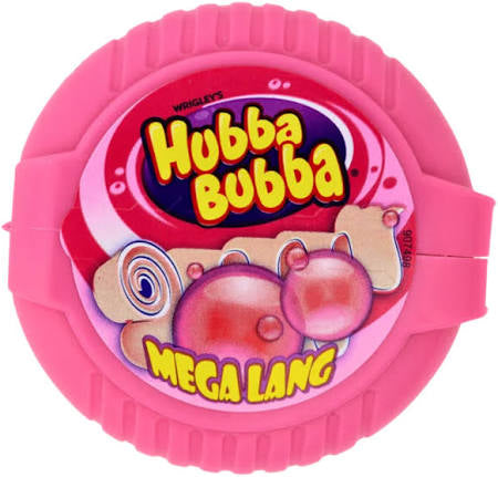 UK Hubba Bubba Bubble Tape Fancy Fruit Mega Long 56g