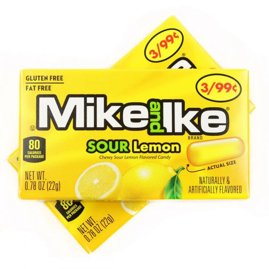 US Mike and Ike Sour Lemon 22g