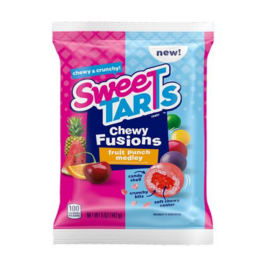 Sweet Tarts Fruit Punch Medley Chewy Fusions 142g