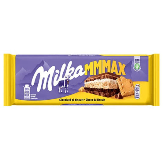 EU Milka Choco & Biscuit Block 300 g