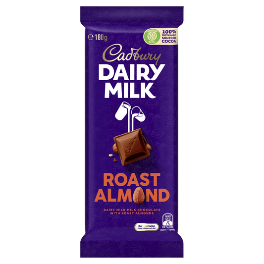 Cadbury Dairy Milk Roast Almond 180g
