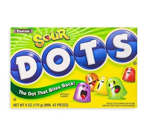 Tootsie Sour Dots 6Oz