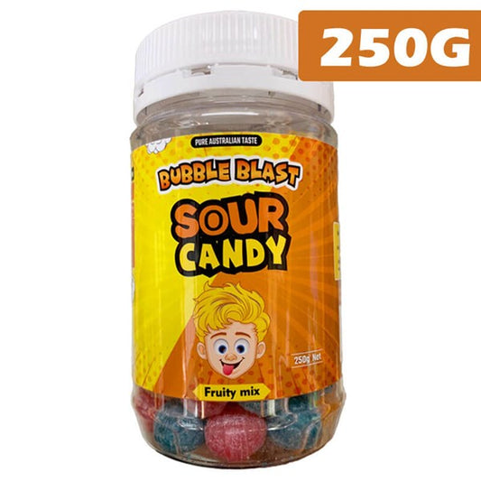 Bubble Blast Sour Candy Fruity Mix 250g