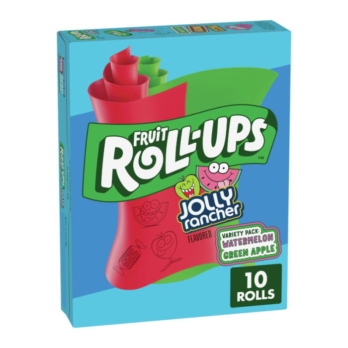 Jolly Rancher flavoured Fruit Roll-Ups 5 Oz (BBD:- 1 October,2025)