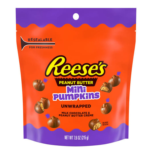 US Reese’s Mini Pumpkins Unwrapped 215g
