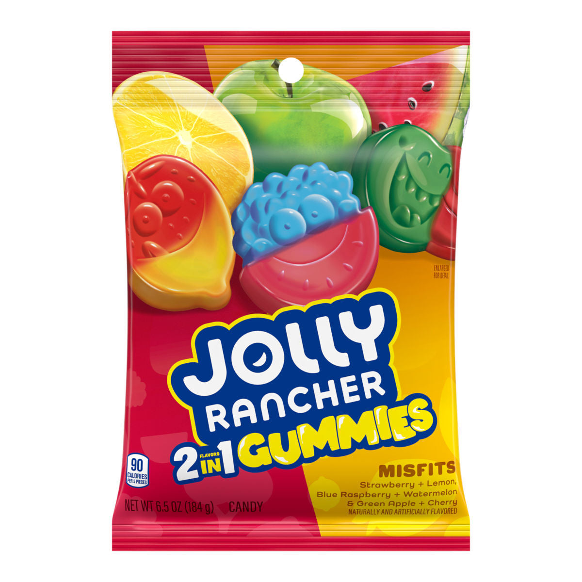 Jolly Rancher 2 in 1 Gummies Misfits 184g